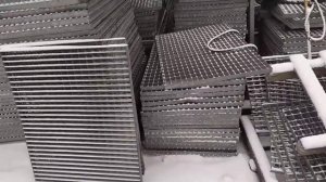 Стальная Грязезащитная решетка - оцинкованная. Облегчённая