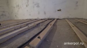 УКЛАДКА ДЕРЕВЯННОГО ПОЛА! ЕСЛИ ЛАГА НЕ ПРОХОДИТ?