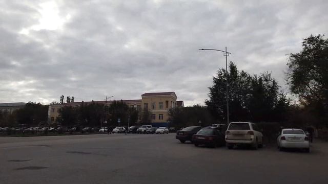 Актобе КУРМЫШ, СТАРЫЙ ГОРОД ОТ ШЕРНИЯЗА К БАЗАРУ. Актюбинск Казахстан Walk in Aktobe Kazakhstan