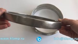 www.KLAMP.ru Clamp кламп в сборе приварной DN200 из нержавеющей стали 304