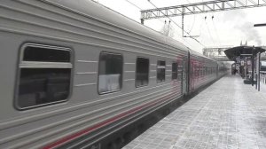 Электровоз ЭП2К-348 (ТЧЭ-6) со скорым поездом №205Г Казань - Москва.