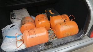 Купил 5 баллонов из под фреона, новый проект, компрессор или пескоструйный аппарат?