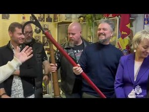 Группа "Крематорий" в гостях у пожарных