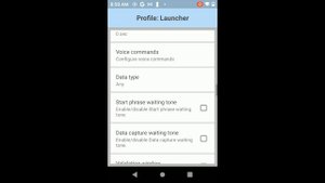 Zebra MC93XX Datawedge profile settings