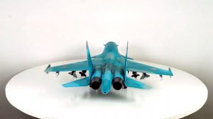 СУ-34 1:72 (звезда) обзор масштабная модель № 34/67 авиация самолёт / Model aviation SU-34 plane