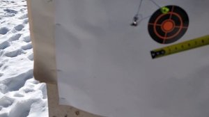 Отстрел TR-9 345тк на 50 и 100 метров.