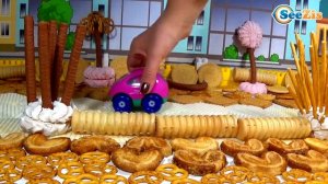 Полицейская машина и Пожарная машина Истории Машинок в Городе - Развивающие видео для детей