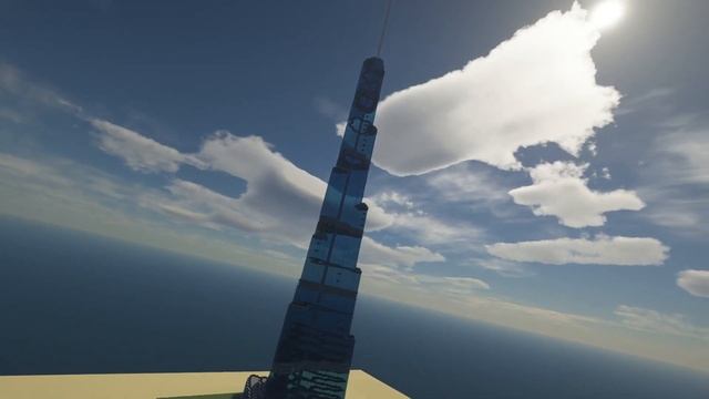Строительство Burj Khalifa в Minecraft от Black Beanie Gaming | TimeLapse смотреть онлайн
