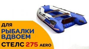 ЛОДКА СТЕЛС 275 АЭРО НДНД - бюджетная для рыбалки!