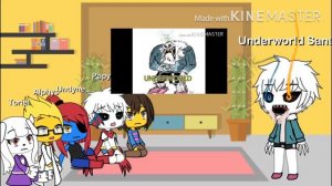 Undertale reacts to Sans AU themes (the sans AU themes video is my creation)