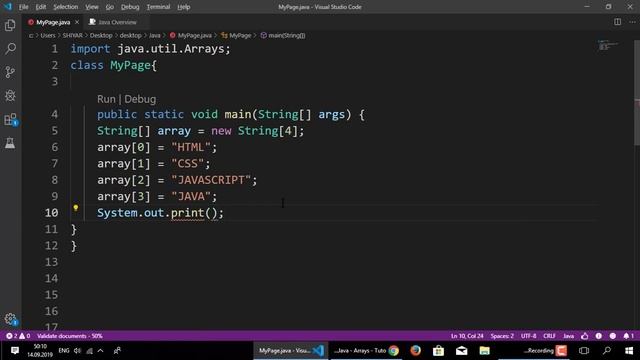 دورة جافا كاملة (تعلم java بالعربي) حلقة 17 : شرح object array في java смотреть онлайн