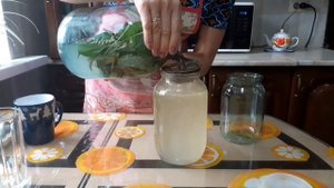 Готов старинный напиток Сурица. Пробую.