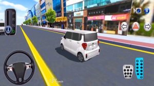 New Kia Ray Minicar Driving In The City - 3D Korean Car Driving Class - Best Android Gameplay