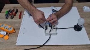 монтаж реверсивного выключателя, реверс усулида монтаж қилиш