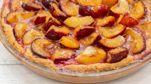 ПИРОГ СО СЛИВАМИ. Безумно вкусный, Быстрый пирог к чаю