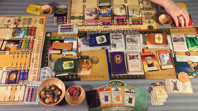 Понастолим в настольную игру Museum от Holy grail games 🖼