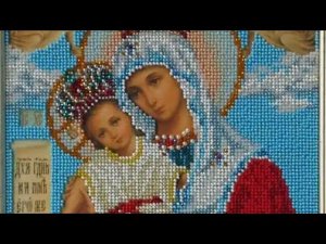 Вышивка бисером. Что на пяльцах. Иконы бисером.