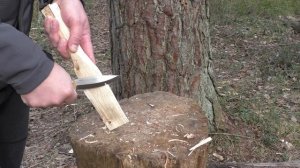 Нож MIDI T-WOOD Андрея Титова. Уличный тест