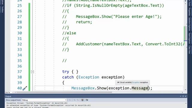 C# Bangla Tutorial batch-6 part-16 try catch
