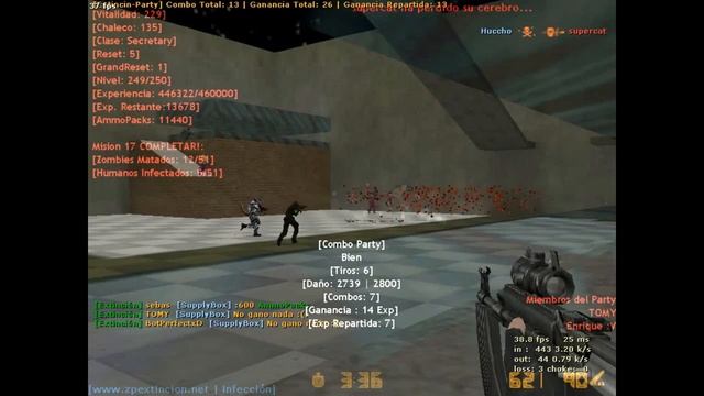 Cs 1.6 No steam Zombie Plague Server Argentino+Boss 2017 Parte 25☠ смотреть онлайн