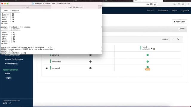 Cluster de alta disponibilidad con PostgreSQL y SUSE Linux Enterprise High Availability Extension смотреть онлайн