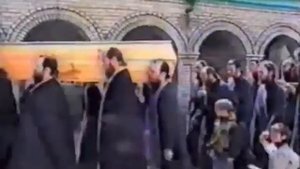 Пострижен Ангелами в схиму: отпевание схииеродиакона Ильи  в Никольской обители.