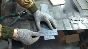 Работа аппаратом лазерной резки металла 3 мм