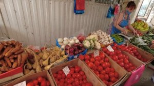 Ростов. Овощные ряды Нахичеванского рынка. 2-я часть. Нахичеванский базар. Обзор.