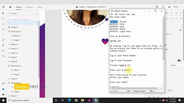 Dating App Design | Design in Adobe XD | User Interface Design | Mobile UI Design смотреть онлайн