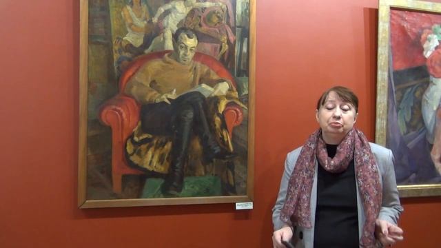 Выставка «Авангард из музейных запасников». Н.П. Протасов. Портрет В.А. Эйферта. 1915