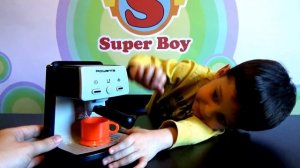 Детская кофе машина, варим настоящий кофе / Children coffee machine