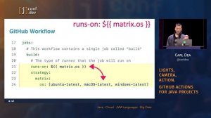 jconf 2022 - Carl Dea - Lights, Camera, Action Github Actions for Java Projects