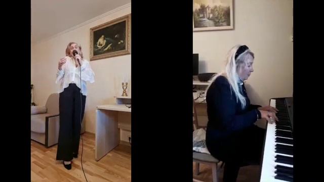 Московские окна - Светлана Строганова, синтезатор Елена Леменкова. смотреть онлайн