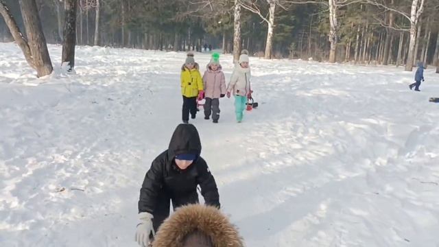 Зимний поход в лес - это сказка☃️ смотреть онлайн