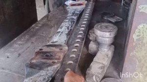 Восстановление передней оси грузовика ll Устранение изгиба передней оси ll Невероятная техника