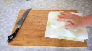 Салат из зеленой редьки с маслом