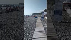 Лазаревское - пляж в поселке Каткова Щель 2019!