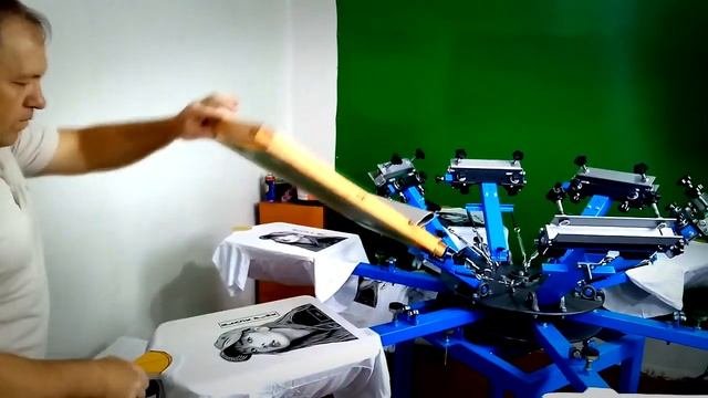 Шелкография - Рабочие будни