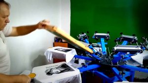 Шелкография - Рабочие будни