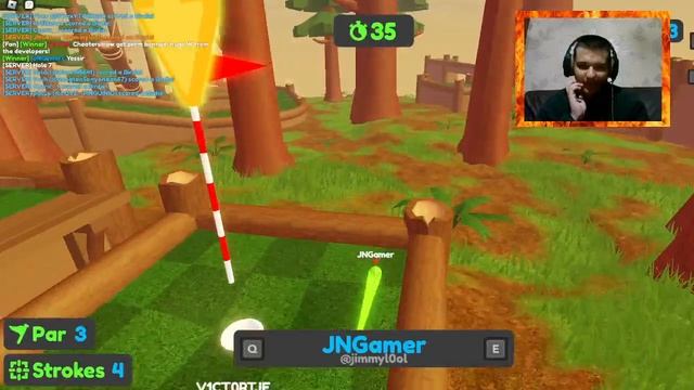 CHEATERS WILL BE PERM-BANNED IN THIS UPDATE!! | PLAYING ROBLOX SUPER GOLF! смотреть онлайн