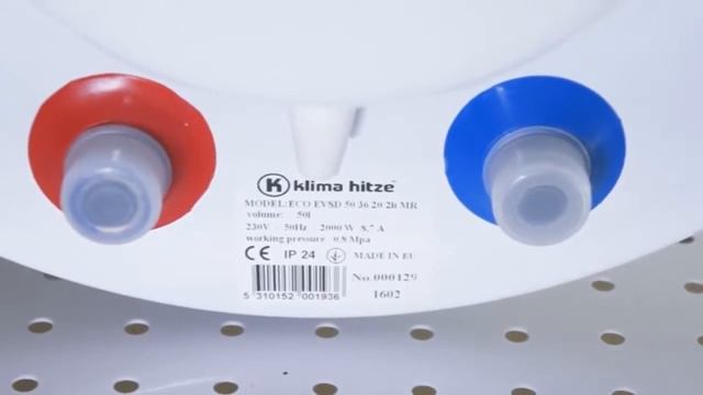 Водонагреватель Klima Hitze ECO Slim ECO EVSD 50 36 20/2h MR смотреть онлайн