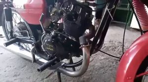 Двигатель CB 250 Кубов (165FMM) установлен на Яву 634