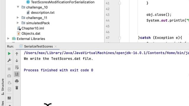 10.09 TestScores Modification Serialization class | Starting Out With Java смотреть онлайн