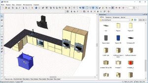 Проектируем угловую кухню в ПРО100 (новая!)