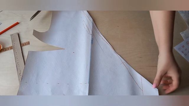 Красивый костюм.Крой без выкройки, часть 1
