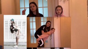 Повторяем позы подруг на фото/ Челлендж