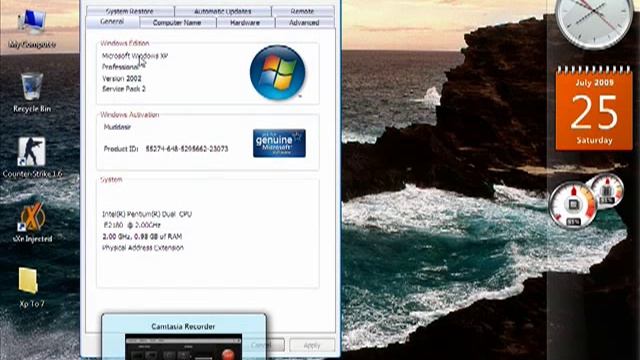 Changing Windows XP To Windows 7(Latest Transformation Pack) смотреть онлайн