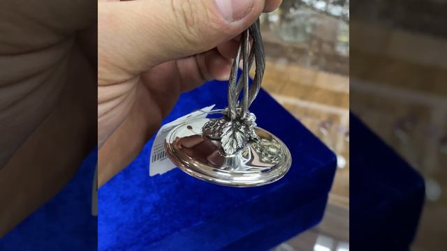 Свадебный фужер из серебра «Лоза», ф00023 смотреть онлайн