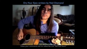 Dry Your Eyes on my Fender cd 160 se 12