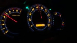 Caldina 1zz , разгон 0-100 ( без катализаторов )